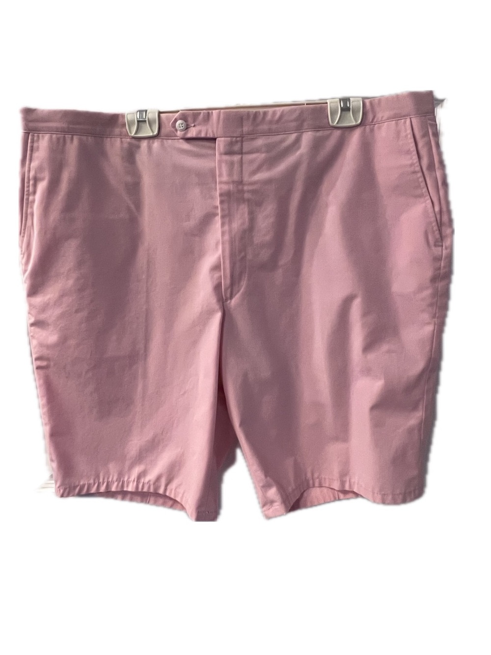 Men's Flat Front Shorts in Light Pink